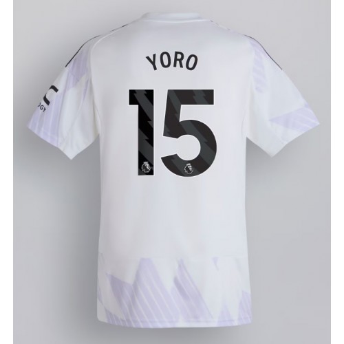 Manchester United Leny Yoro #15 Replika Bortatröja 2025-26 Kortärmad Manchester United Leny Yoro #15 Replika Bortatröja 2025-26 Kortärmad